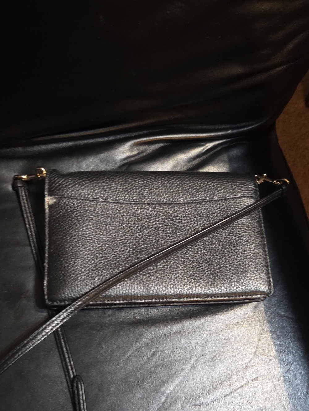 Coach Phone Crossbody Black Crossbody Bag